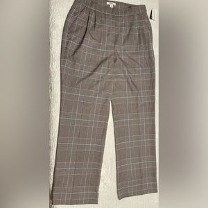 Bar III - pleated straight-wide leg pants - Size 8 - High waist